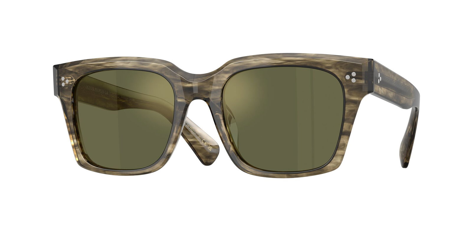 Das Bild zeigt die Oliver Peoples Sonnenbrille OV5564SU 173508 in Soft olivgrün bark. 